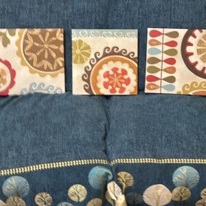 Colorful Abstract Art Print‎ Set